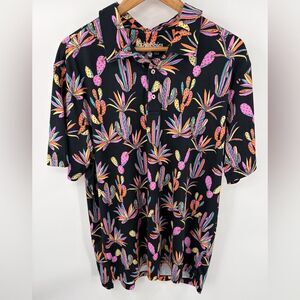 Chubbies men’s the neon desert short sleeve printed performance polo size XL